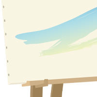 イーゼル キャンバス 油絵 無料 イラスト 素材