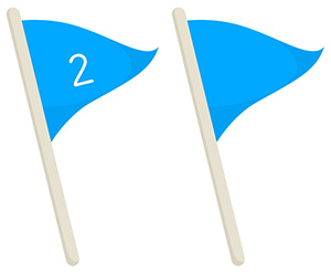 フリー素材 イラスト 旗 体育祭 運動会 無料 商用可 PNG