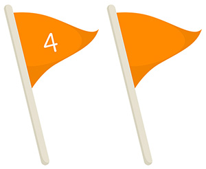 フリー素材 イラスト 旗 体育祭 運動会 無料 商用可 PNG