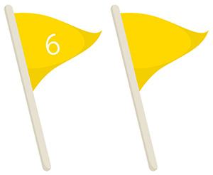 フリー素材 イラスト 旗 体育祭 運動会 無料 商用可 PNG