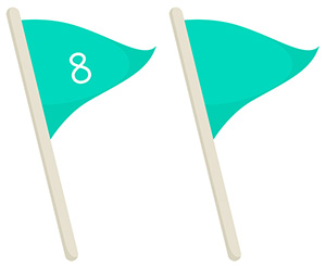 フリー素材 イラスト 旗 体育祭 運動会 無料 商用可 PNG