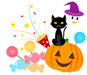 フリー素材 イラスト 秋 ハロウィン 無料 商用可 PNG