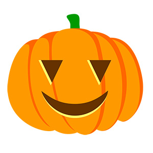 フリー素材 イラスト 秋 ハロウィン かぼちゃ 無料 商用可 PNG