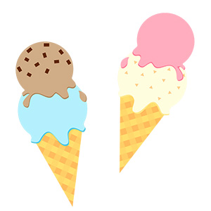 フリー素材 イラスト 秋 ハロウィン お菓子 アイス 無料 商用可 PNG