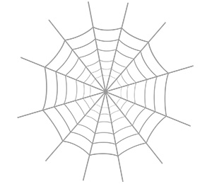 フリー素材 イラスト 秋 ハロウィン くもの巣 飴 無料 商用可 PNG