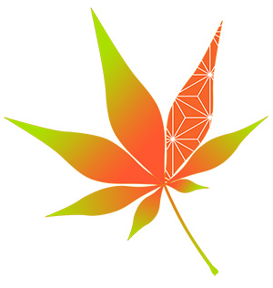 フリー素材 イラスト 秋 もみじ 紅葉 無料 商用可 PNG