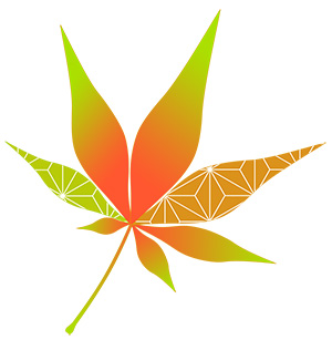 フリー素材 イラスト 秋 もみじ 紅葉 無料 商用可 PNG