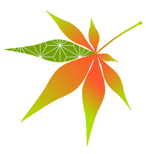 フリー素材 イラスト 秋 もみじ 紅葉 無料 商用可 PNG