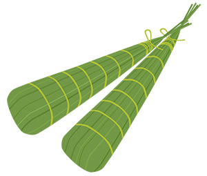 フリー素材 イラスト ちまき 端午の節句 春 無料 商用可 PNG