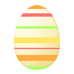 フリー素材 イラスト 卵 イースターエッグ easter 復活祭 春 無料 商用可 PNG