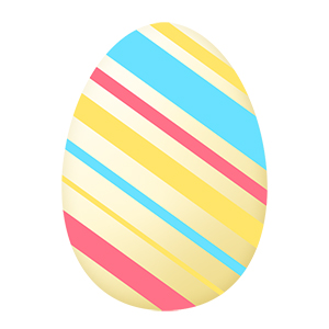 フリー素材 イラスト 卵 イースターエッグ easter 復活祭 春 無料 商用可 PNG