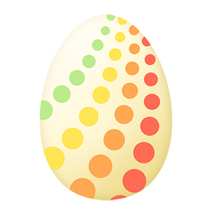 フリー素材 イラスト 卵 イースターエッグ easter 復活祭 春 無料 商用可 PNG