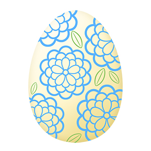 フリー素材 イラスト 卵 イースターエッグ easter 復活祭 春 無料 商用可 PNG