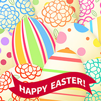 卵 イースターエッグ easter 復活祭 春 無料 イラスト フリー素材 商用可 png