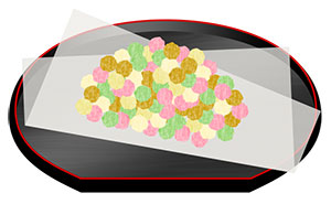 フリー素材 イラスト おひなさま ひなあられ 春 無料 商用可 PNG