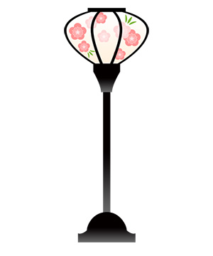 フリー素材 イラスト ぼんぼり おひなさま お雛様 春 無料 商用可 PNG