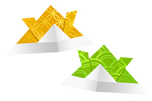 フリー素材 イラスト 兜 折り紙 端午の節句 春 無料 商用可 PNG