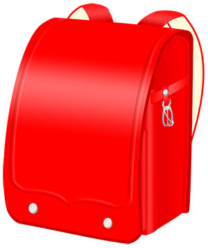 フリー素材 イラスト ランドセル 春 桜 無料 商用可 PNG