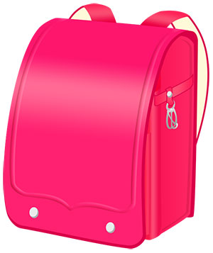 フリー素材 イラスト ランドセル 春 桜 無料 商用可 PNG