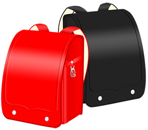 フリー素材 イラスト ランドセル 春 桜 無料 商用可 PNG