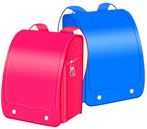 フリー素材 イラスト ランドセル 春 桜 無料 商用可 PNG