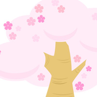 桜の木 春 無料 イラスト フリー素材 商用可 png