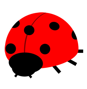 フリー素材 イラスト てんとうむし 春 無料 商用可 PNG