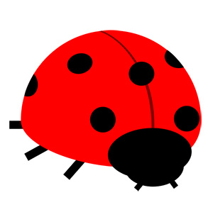 フリー素材 イラスト てんとうむし 春 無料 商用可 PNG