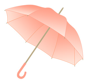 フリー素材 イラスト 梅雨 傘 無料 商用可 PNG