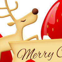 クリスマス ケーキ ショートケーキ 生クリームケーキ イチゴケーキ 冬 無料 イラスト フリー素材 商用可 png