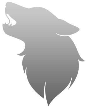 犬 狼 オオカミ フリー素材 イラスト 冬 正月 干支 戌年 無料 商用可 PNG