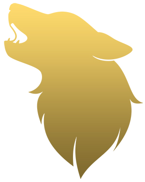 犬 狼 オオカミ フリー素材 イラスト 冬 正月 干支 戌年 無料 商用可 PNG