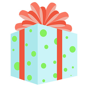 フリー素材 イラスト 冬 クリスマス プレゼント X'mas 無料 商用可 PNG