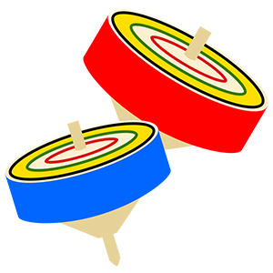 フリー素材 イラスト 冬 正月 縁起物 富士山 鯛 独楽 羽子板 無料 商用可 PNG