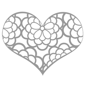 フリー素材 イラスト 冬 バレンタイン ハート モチーフ Valentine's day 無料 商用可 PNG