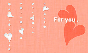 フリー素材 イラスト 冬 バレンタイン ハート カード 名刺 名刺サイズ テンプレート 印刷 Valentine's day 無料 商用可 PNG