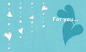 フリー素材 イラスト 冬 バレンタイン ハート カード 名刺 名刺サイズ テンプレート 印刷 Valentine's day 無料 商用可 PNG