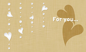 フリー素材 イラスト 冬 バレンタイン ハート カード 名刺 名刺サイズ テンプレート 印刷 Valentine's day 無料 商用可 PNG