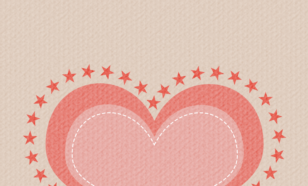 フリー素材 イラスト 冬 バレンタイン ハート レトロ カード 名刺 名刺サイズ テンプレート 印刷 Valentine's day 無料 商用可 PNG