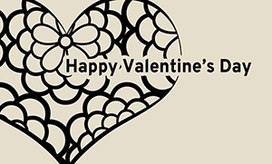 フリー素材 イラスト 冬 バレンタイン ハート カード 名刺 名刺サイズ テンプレート 印刷 Valentine's day 無料 商用可 PNG